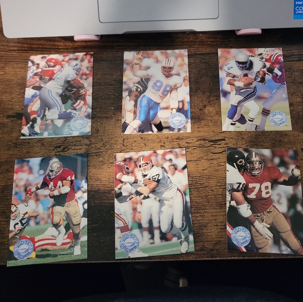 🏈1991 Pro Set Platinum: Lot of 12 Cards